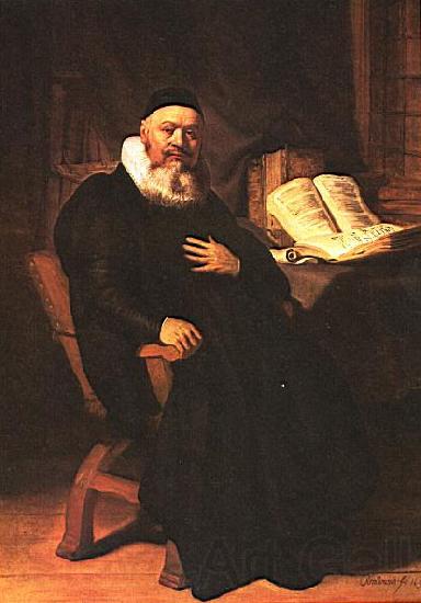 REMBRANDT Harmenszoon van Rijn Portrait of Johannes Elison.